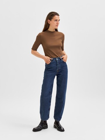 SELECTED FEMME Regular Jeans 'Kate' in Blau