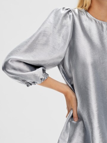 SELECTED FEMME Blouse 'Metallic' in Silver
