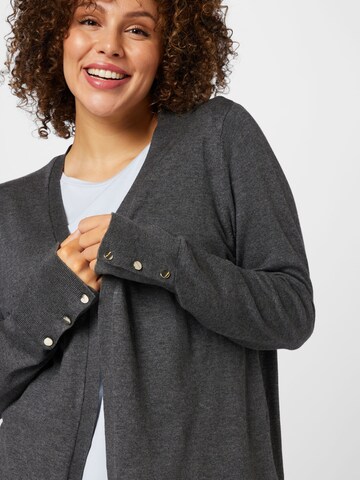 Dorothy Perkins Curve Knit Cardigan in Grey