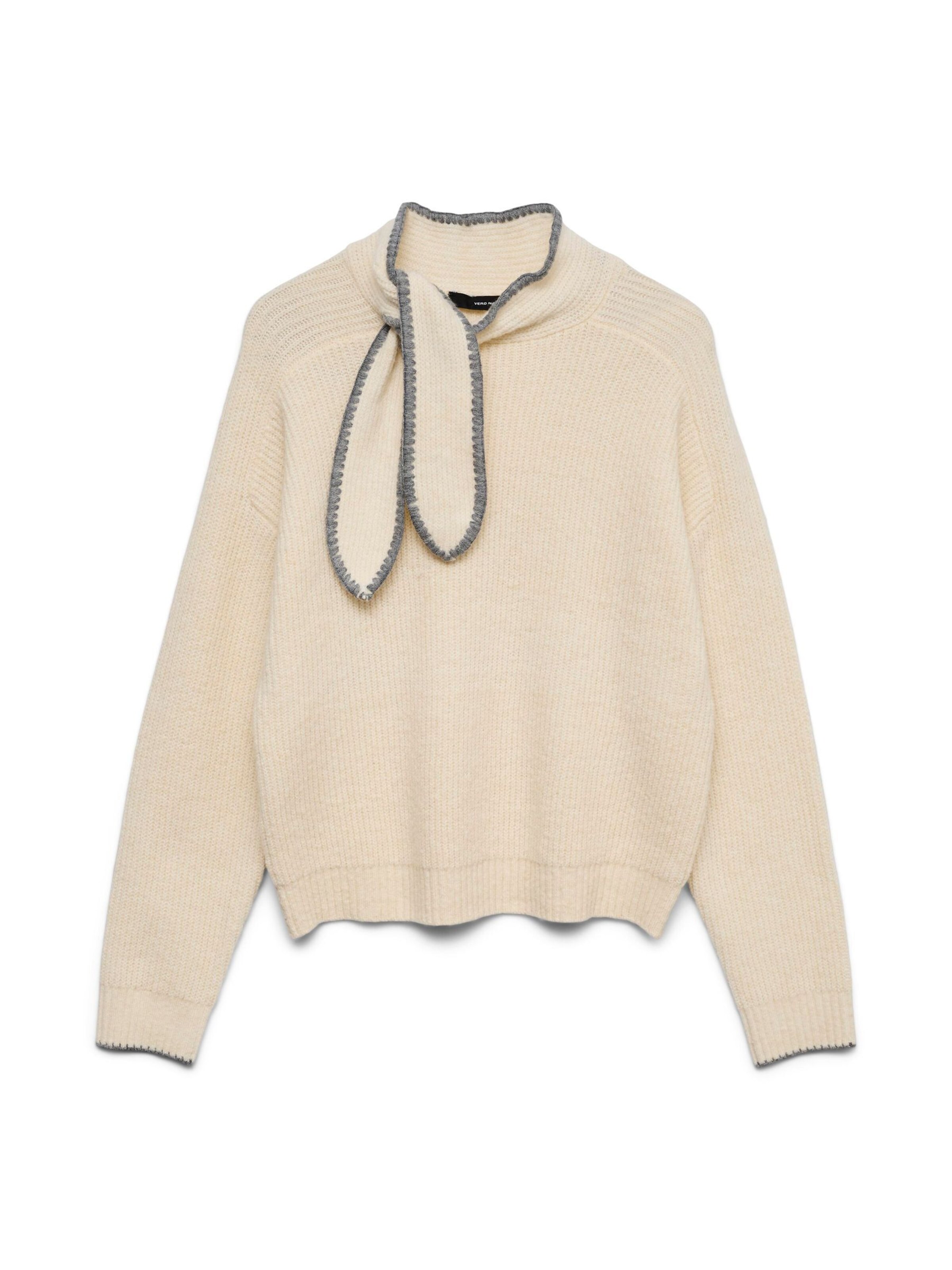 Pull-over 'VMNAPOLI' VERO MODA en beige : devant