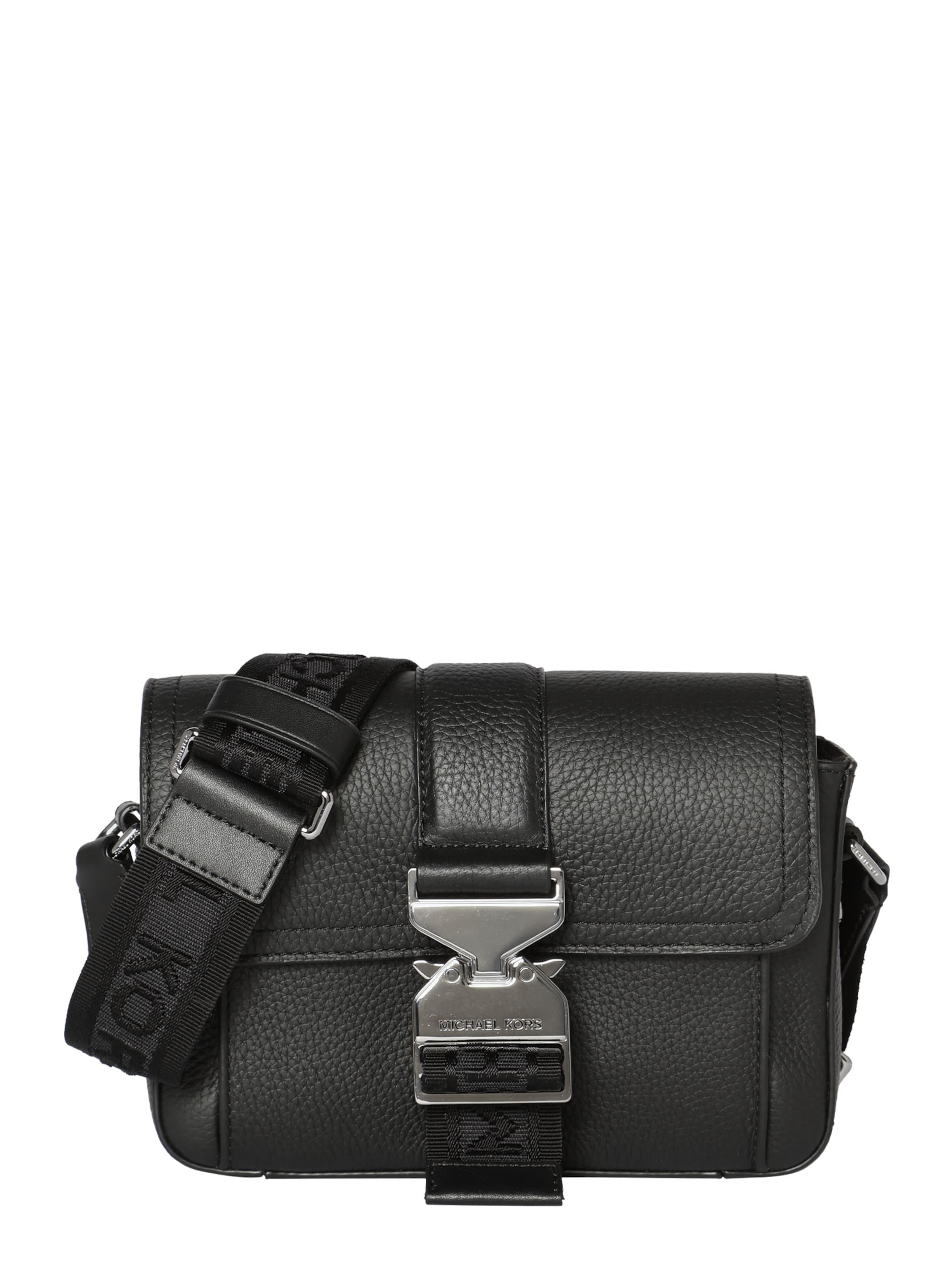 Michael Kors Чанта за през рамо тип преметка 'AVIATOR' в черно: отпред