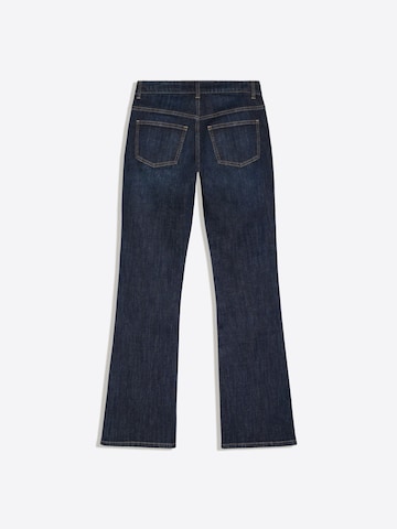 Bershka Bootcut Džínsy - Modrá
