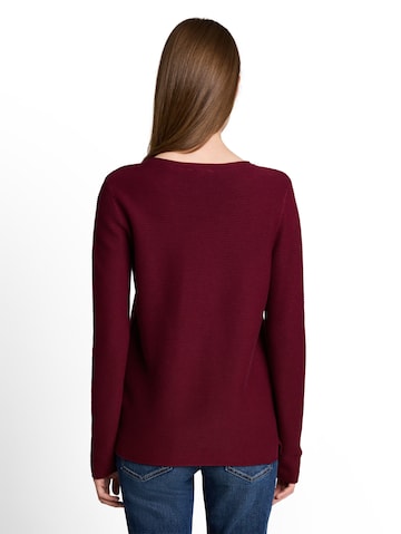 TOM TAILOR Sweater in Red