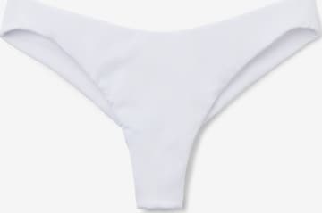 CALZEDONIA Bikini Bottoms 'Premium Fit' in White: front