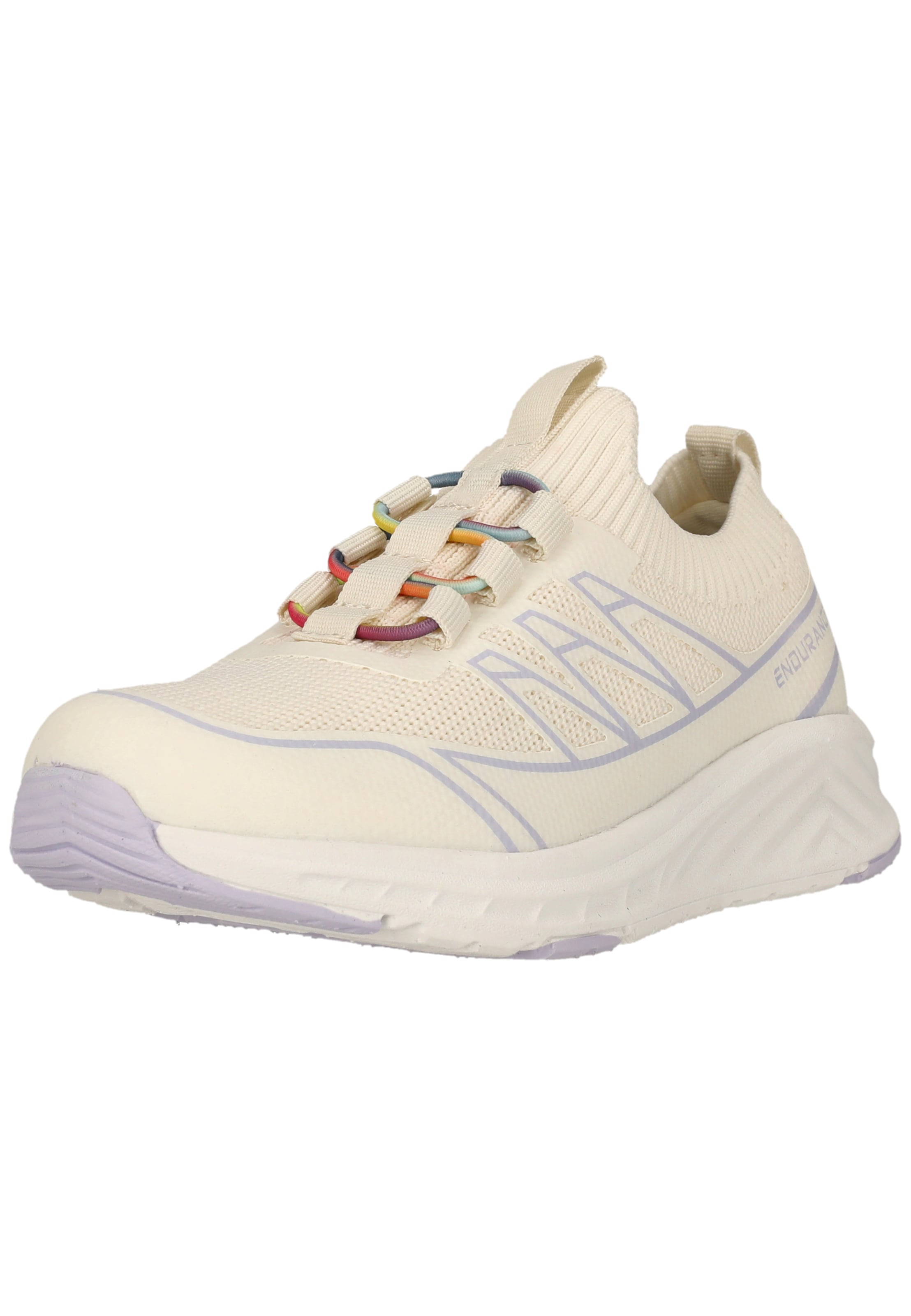 ENDURANCE Platform trainers 'Coin' in Beige: front