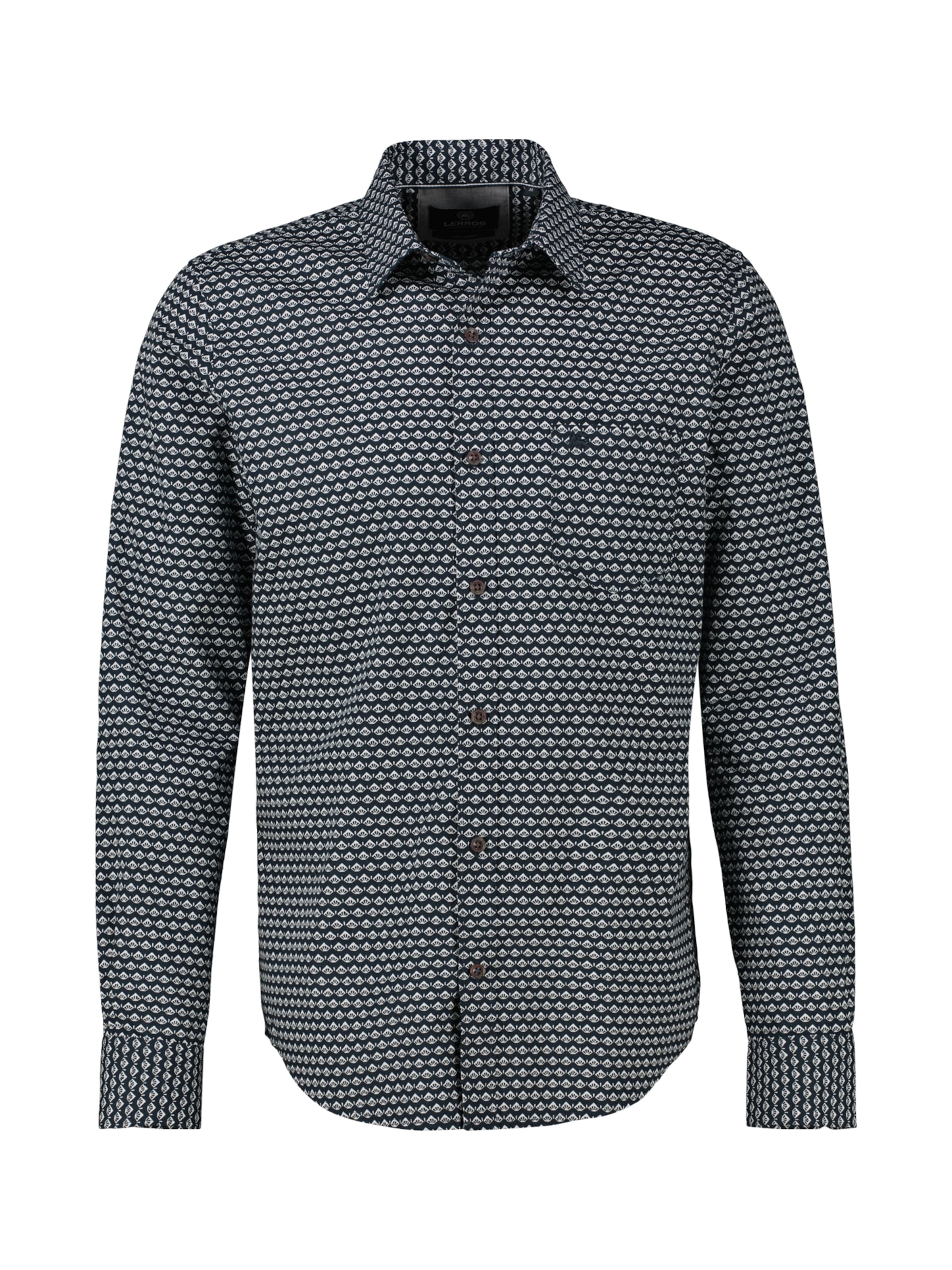 LERROS Regular Fit Hemd in Blau: Vorderseite