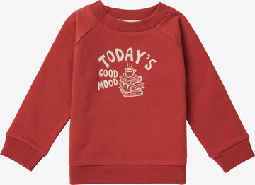 Noppies Sweatshirt 'Toast' in Rood: voorkant