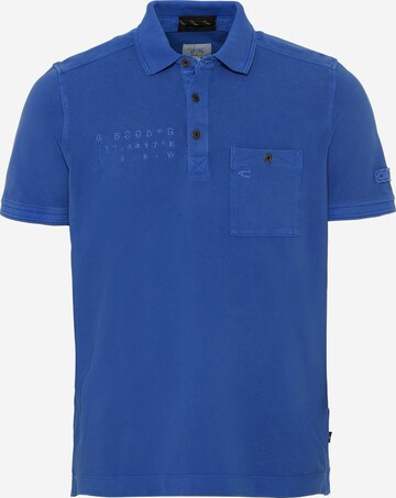 CAMEL ACTIVE Poloshirt in Blau: predná strana