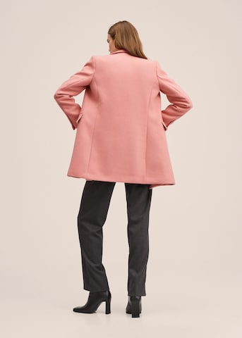 MANGO Between-Seasons Coat 'Dali' in Pink