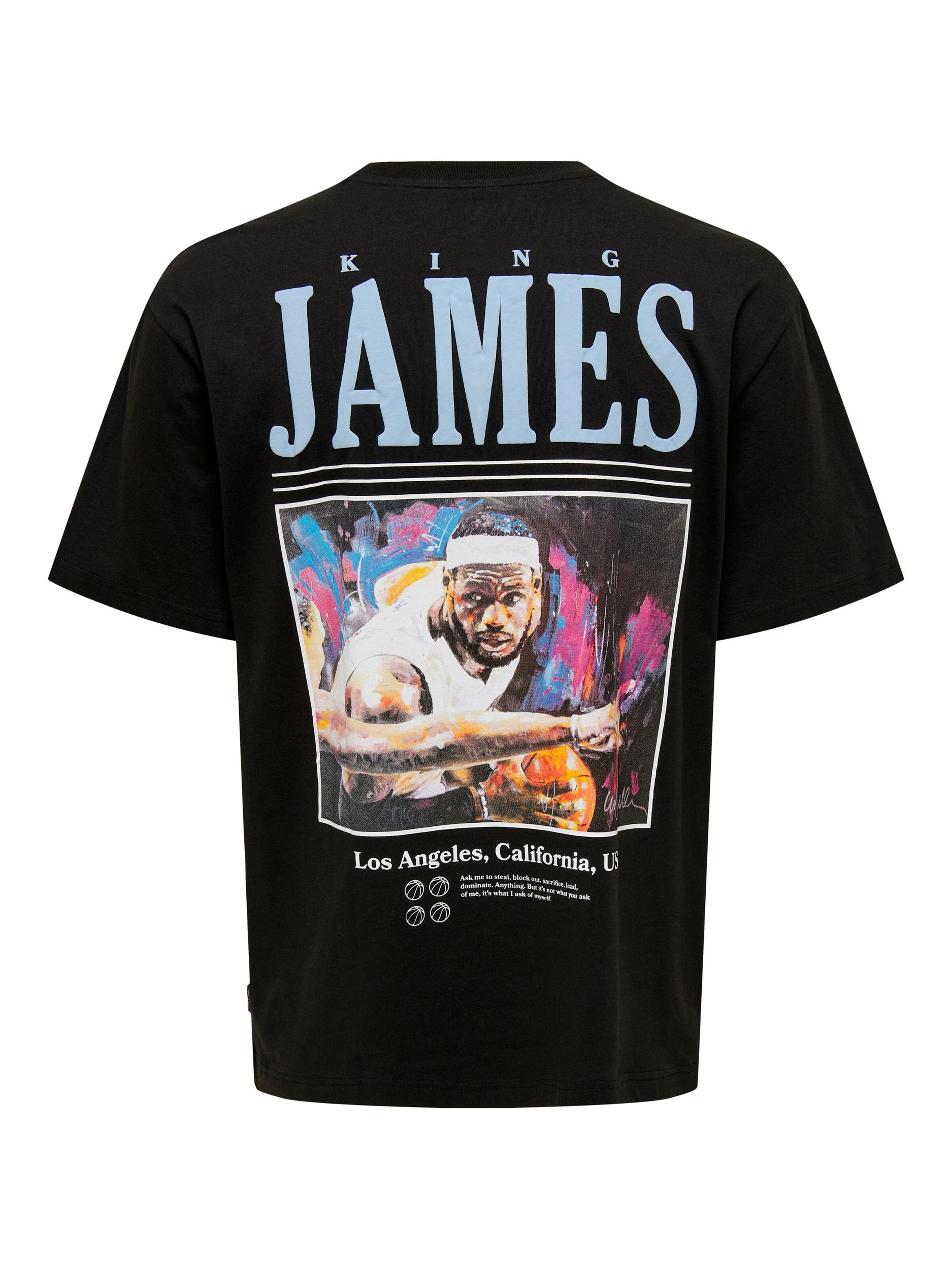 Only & Sons Shirt 'CELEBRITY' in Zwart