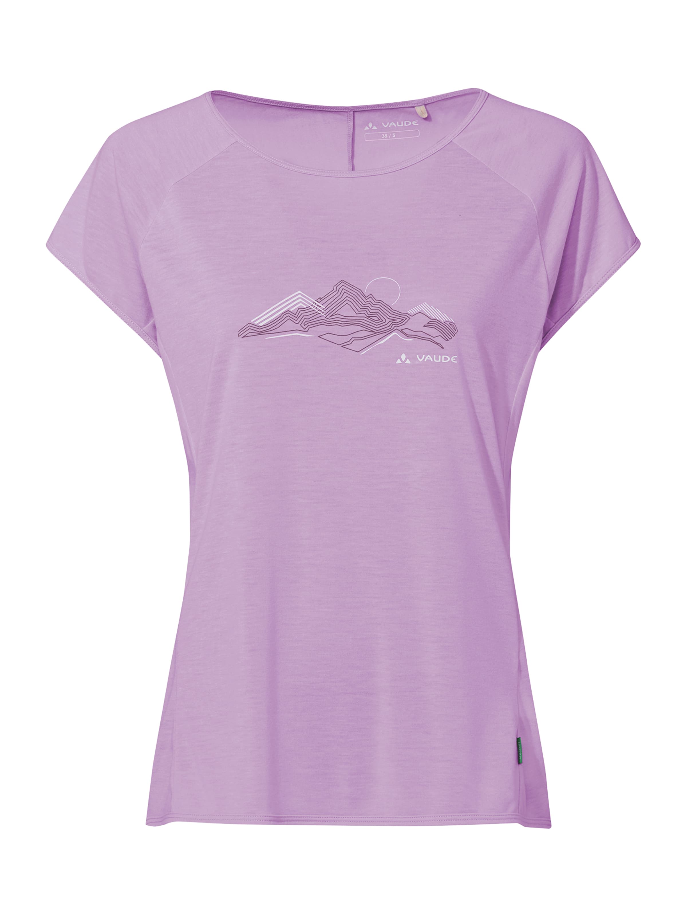 VAUDE Performance shirt 'W Tekoa T-Shirt II' in Purple: front