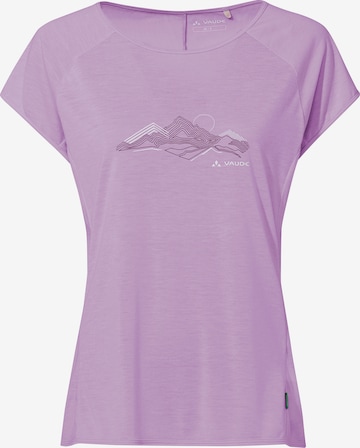 VAUDE Performance shirt 'W Tekoa T-Shirt II' in Purple: front