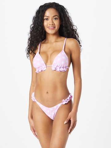River Island Dół bikini w kolorze fioletowy