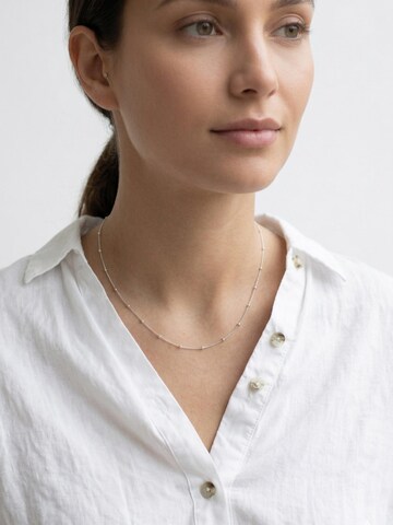 Cala Rose Necklace 'ELINA' in Silver: front