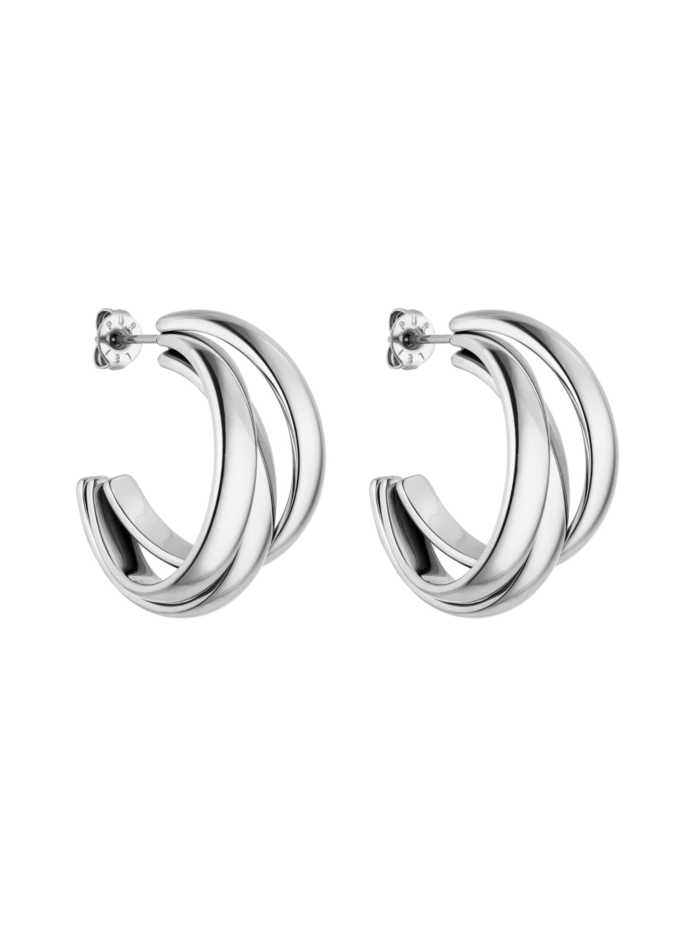 PURELEI Ohrringe 'Cascade' in Silber: Vorderseite