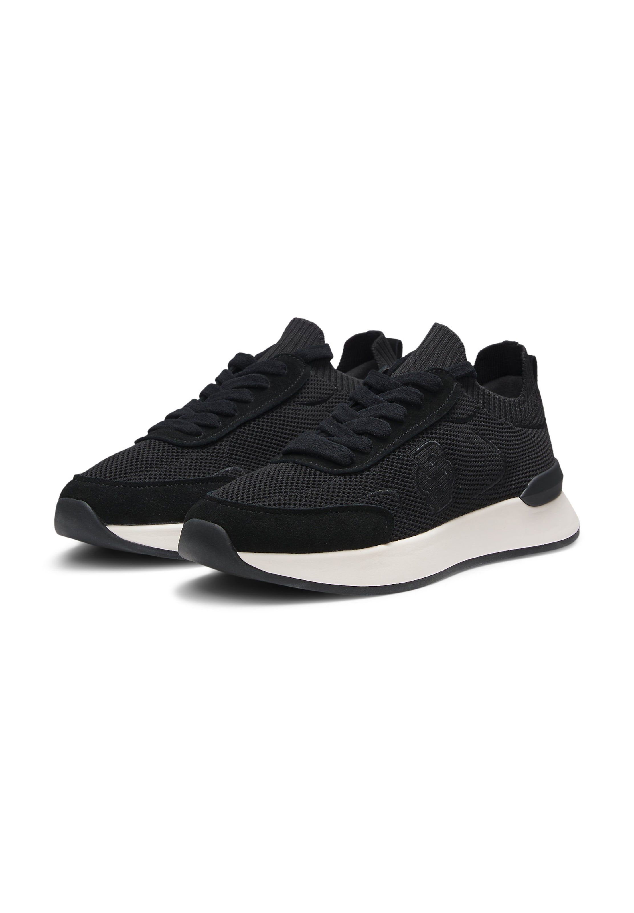 BOSS Platform trainers in Black