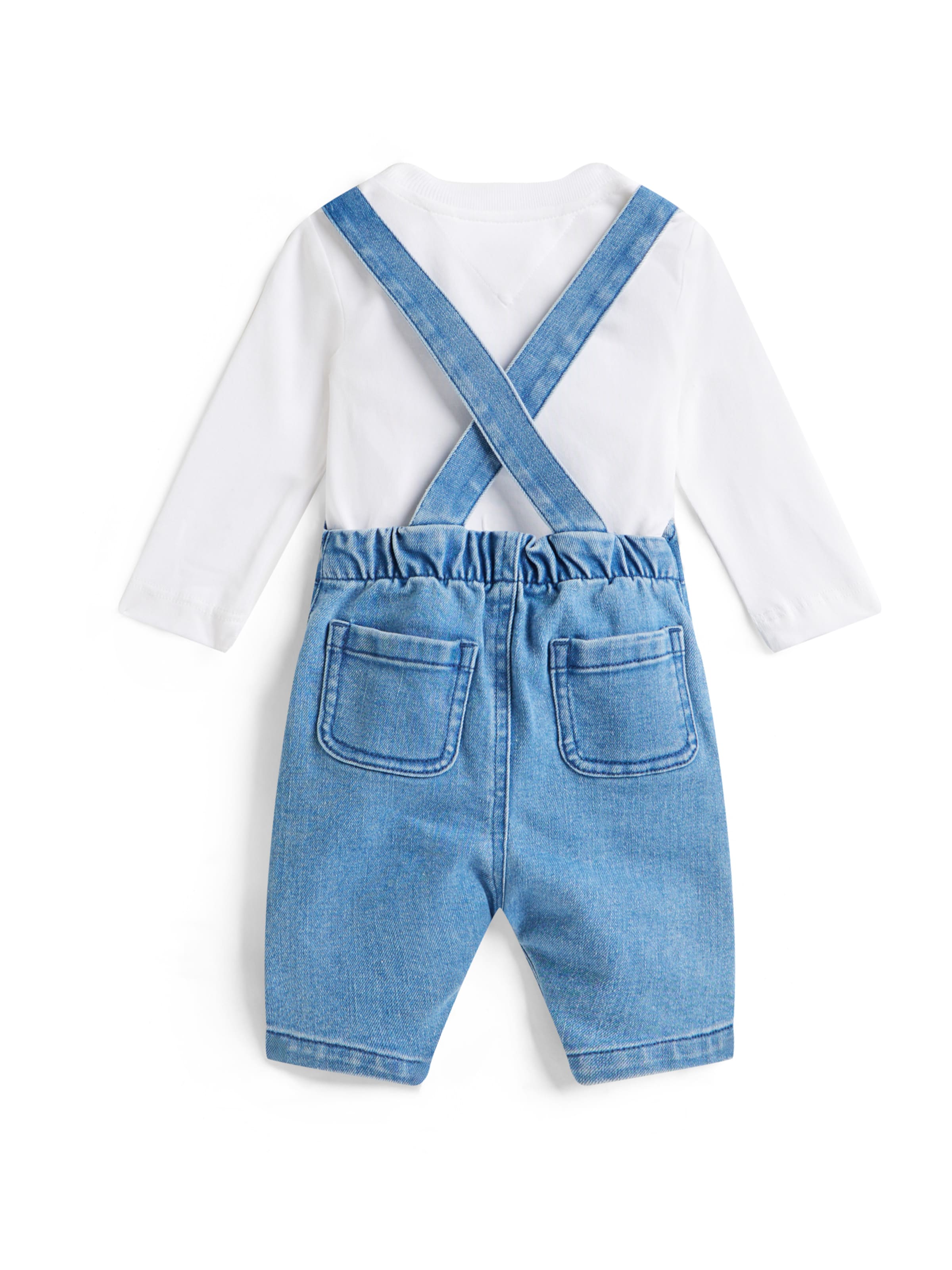 TOMMY HILFIGER Normální Laclové kalhoty – modrá