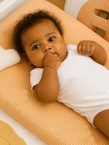 PAPATE - Accesorios para carritos de bebé 'Changing Mat Cover' en naranja