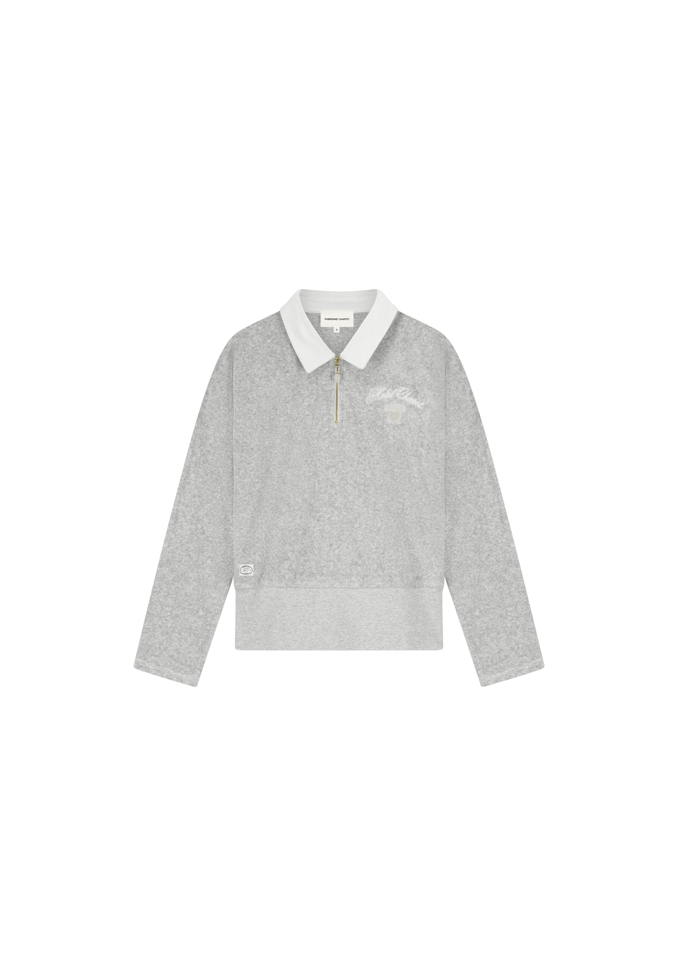 Fabienne Chapot Sweatshirt in Grau: Vorderseite