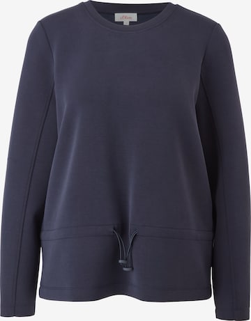 s.Oliver Sweatshirt in Blue: front