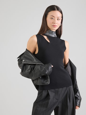 Liu Jo Gebreide top in Zwart: voorkant