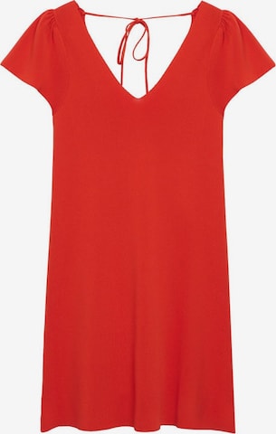 Robe MANGO en rouge : devant