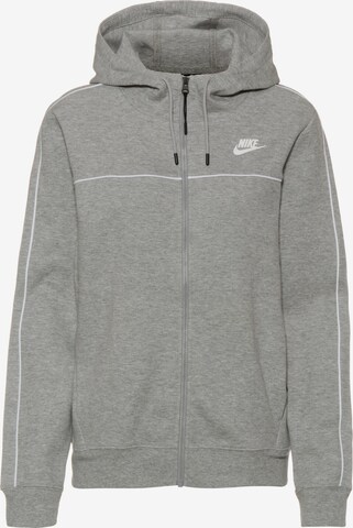 Veste de survêtement 'NSW' Nike Sportswear en gris : devant