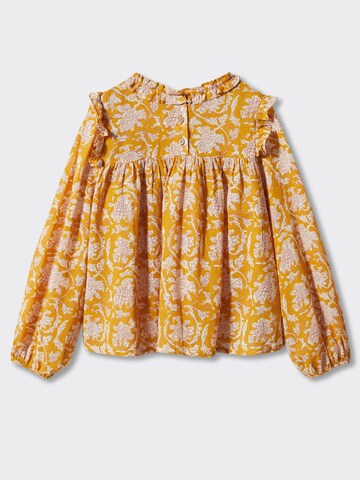 MANGO KIDS Bluse 'Nancy' in Gelb