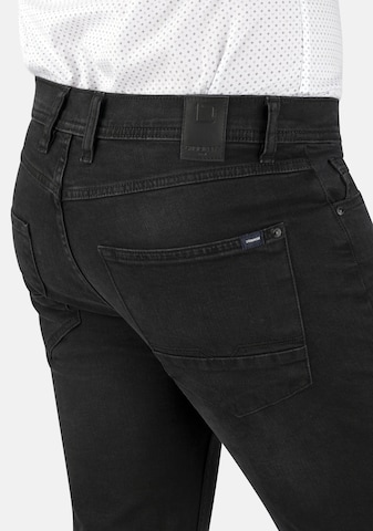 Coupe slim Jean Stooker Men en noir