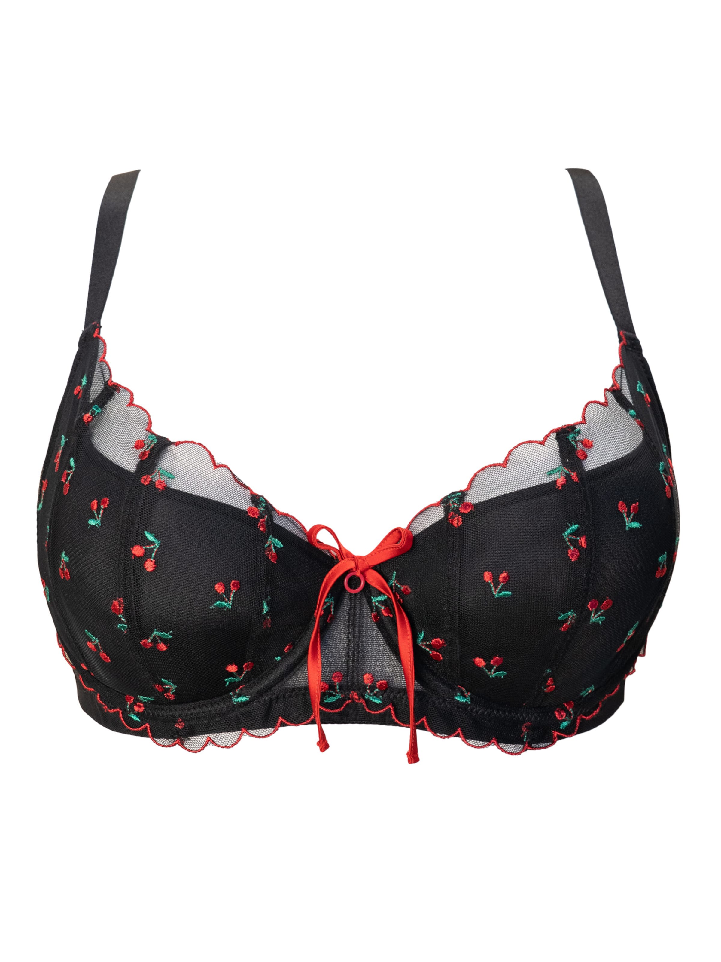SugarShape Push-up BH 'Belle' in Zwart: voorkant