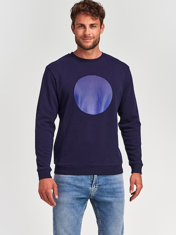 Sweat-shirt Shiwi en bleu : devant