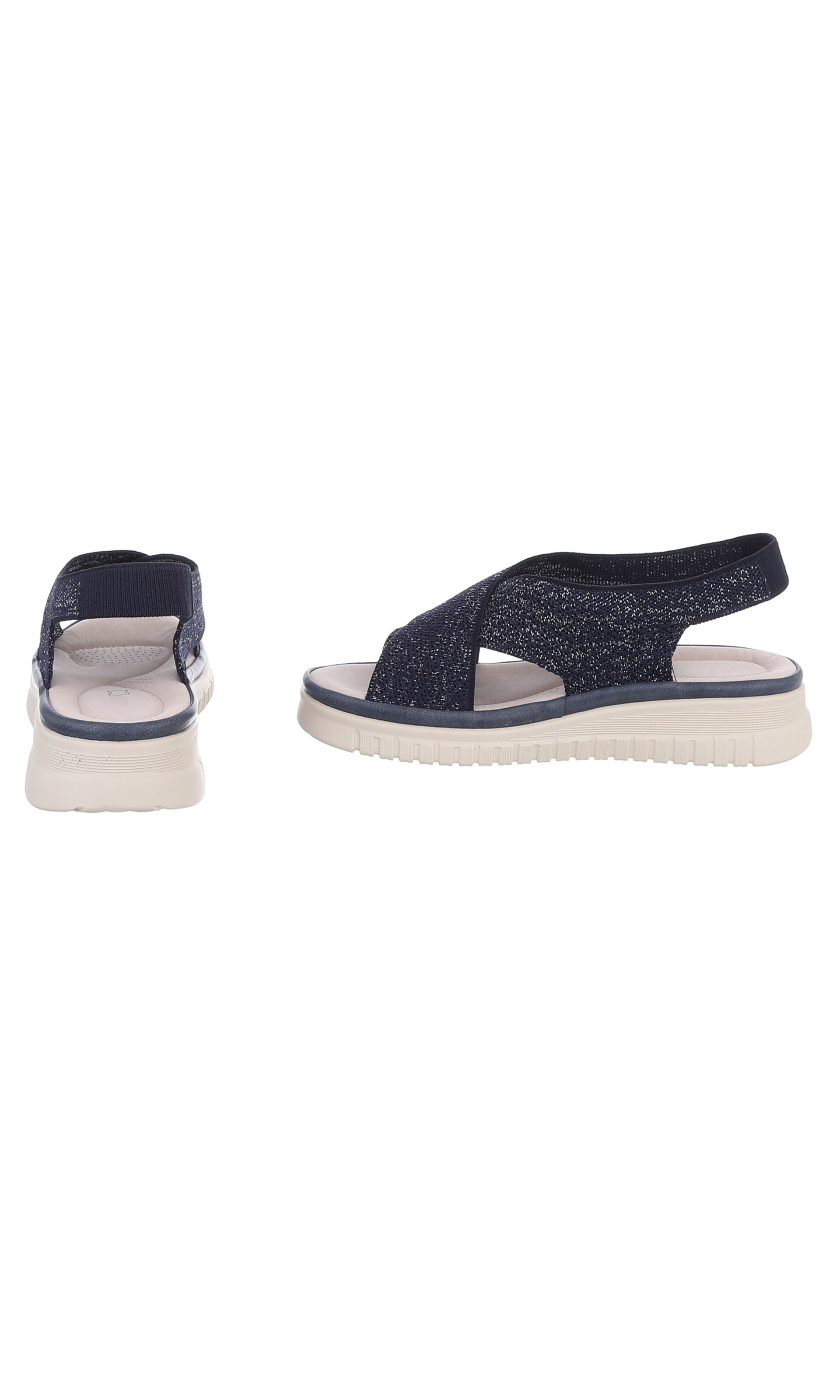Ital-Design Strap Sandals in Blue