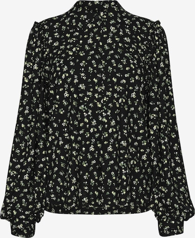 VERO MODA Blusa 'VMNoelle' en esmeralda / verde pastel / negro / offwhite, Vista del producto