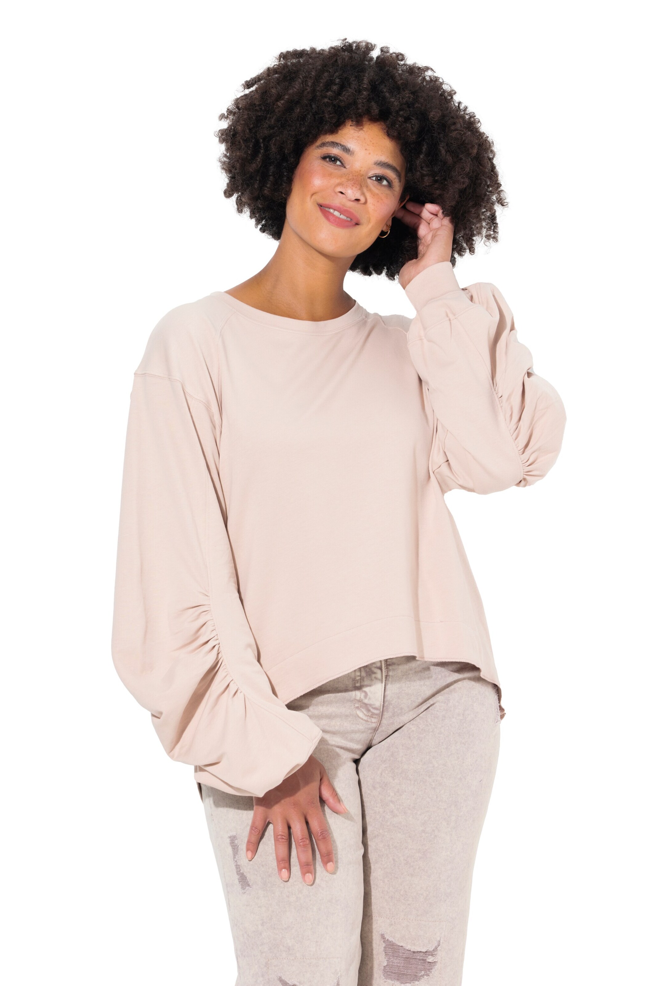 Angel of Style Sweatshirt in Roze: voorkant