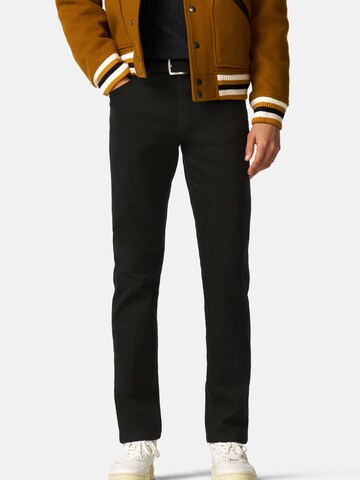 Regular Pantalon chino 'Dublin' MEYER en noir : devant