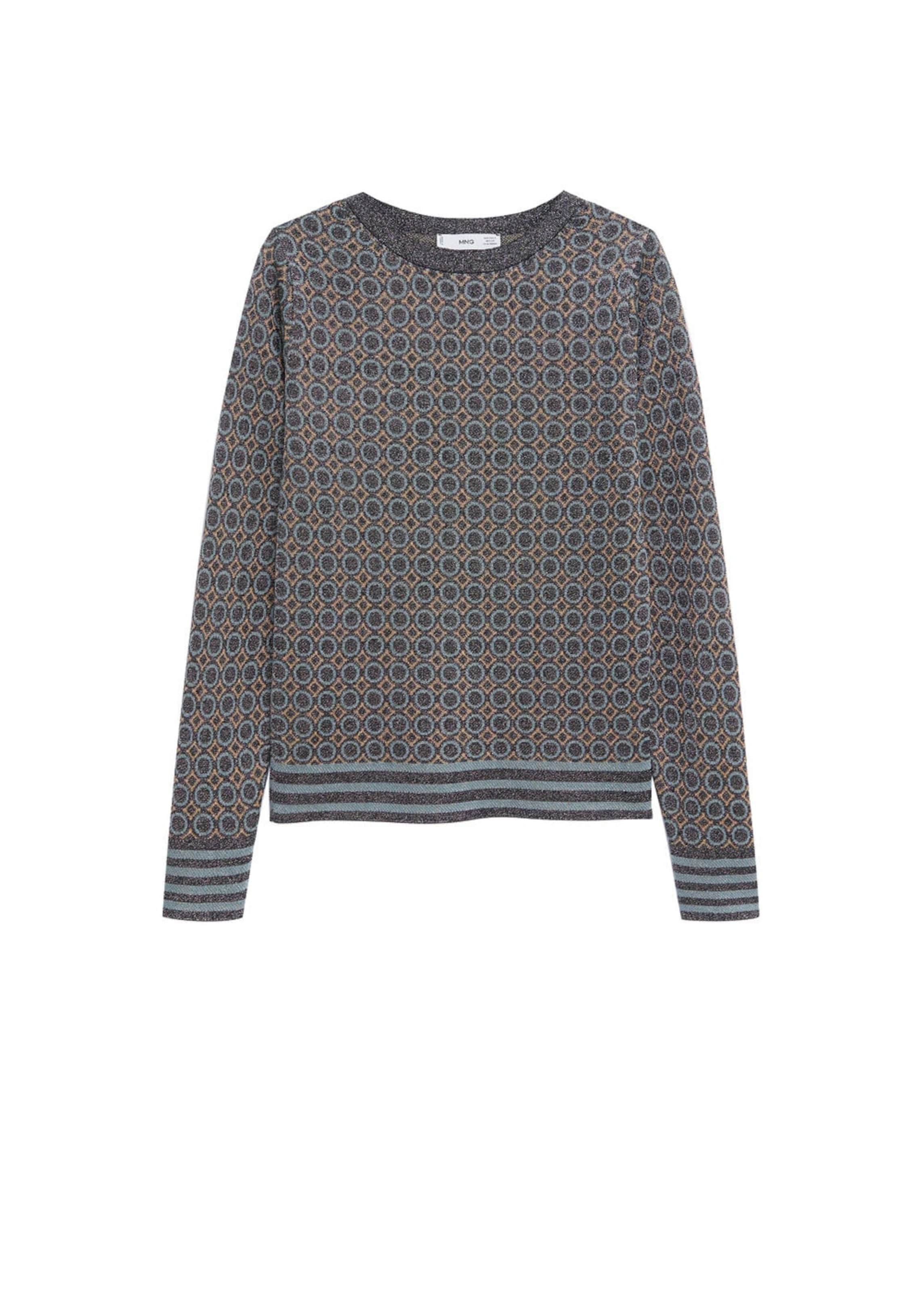 MANGO Sweater 'Nico' in Blue: front