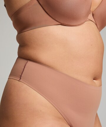 Hunkemöller String 'Smooth' in Braun
