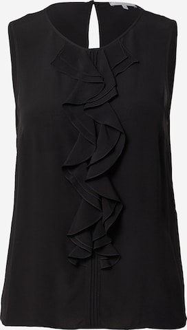 PATRIZIA PEPE - Blusa 'CAMICIA' em preto: frente