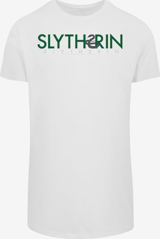T-Shirt 'Harry Potter Slytherin' F4NT4STIC en blanc : devant