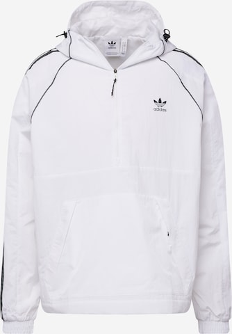 ADIDAS ORIGINALS - Casaco meia-estação em branco: frente