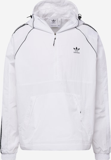 ADIDAS ORIGINALS Prehodna jakna | črna / bela barva, Prikaz izdelka