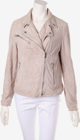 REPLAY Lederjacke L in Beige: predná strana