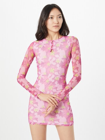 Daisy Street Dress in Pink: front