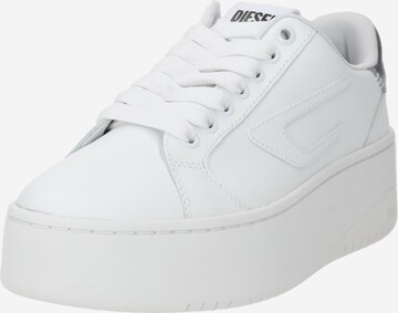 DIESEL Sneaker low 'S-ATHENE BOLD W' i hvid: forside