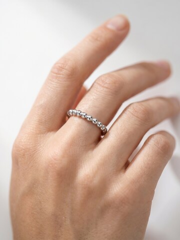 lePelou Ring 'DOTTY' in Silver: front