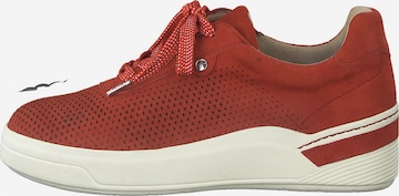 Tamaris Pure Relax Platform trainers in Red