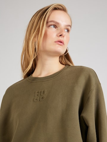 HUGO Sweatshirt in Grün