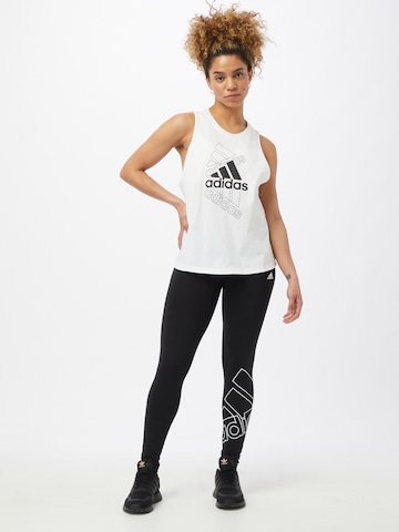 ADIDAS SPORTSWEAR Top sportowy w kolorze biały