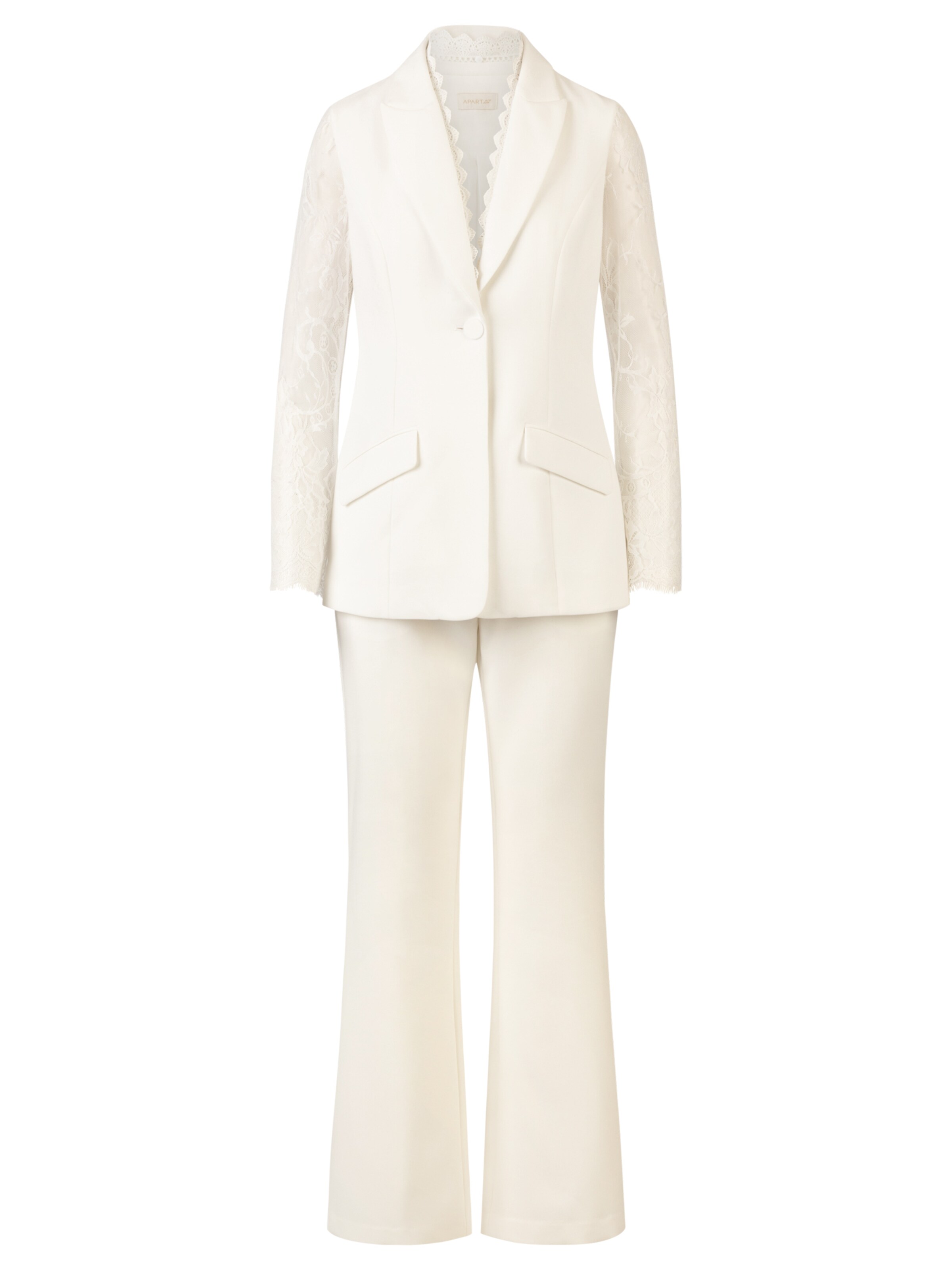APART Pantsuit in White: front