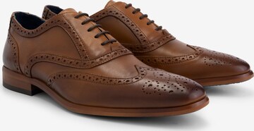 DenBroeck Lace-Up Shoes 'State St. ' in Beige